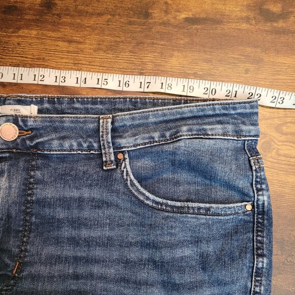 Maurices Jeans Size 24 W XS Everflex Slim Bootcut Mid Rise Tummy Control Ripped - Picture 6 of 10